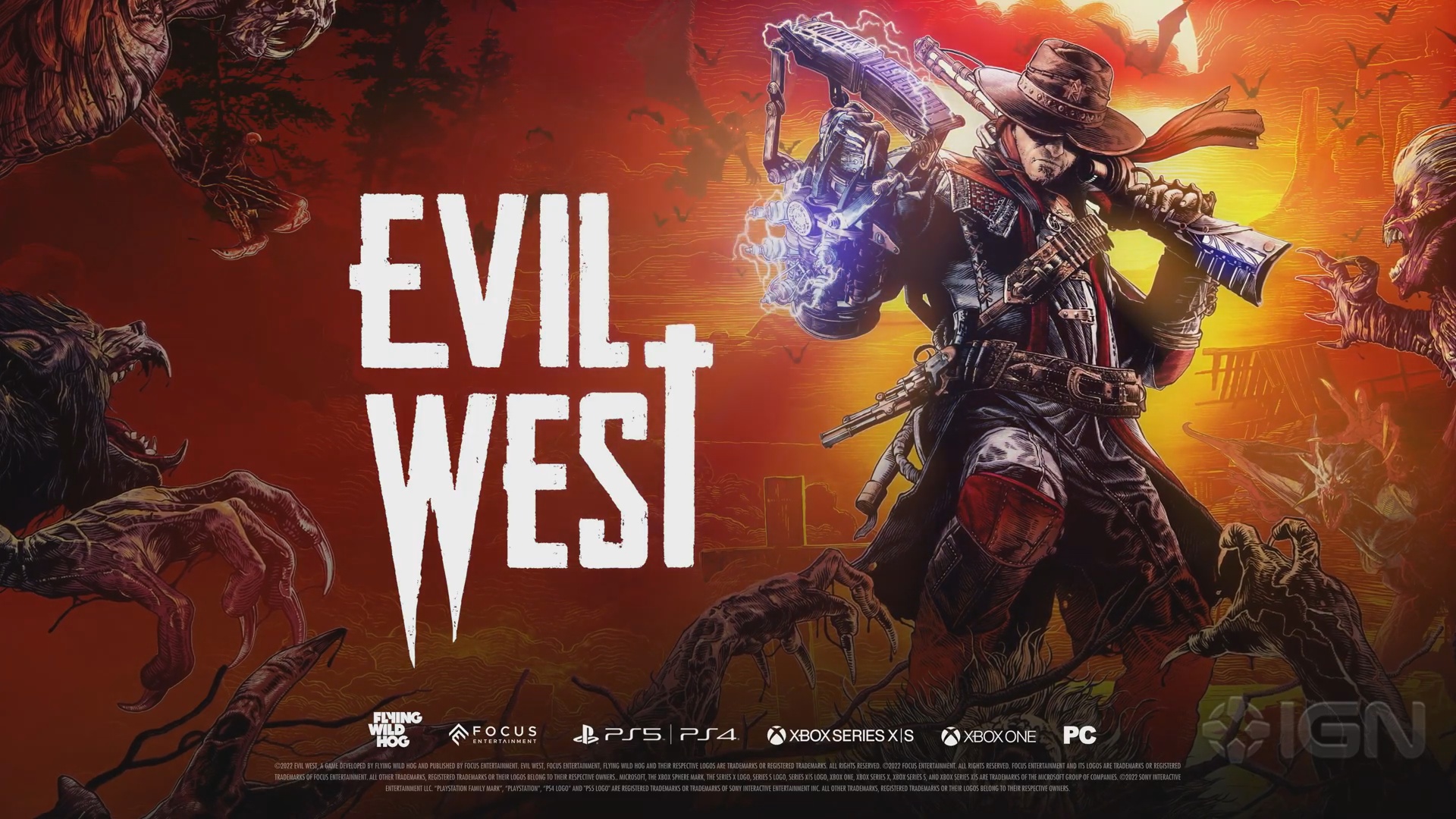 Evil West - геймплейное видео брутального шутера. Релиз 20 сентября 2022. смотреть онлайн