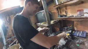 Установка фары и ремонт переключателя света Racer Panther 200