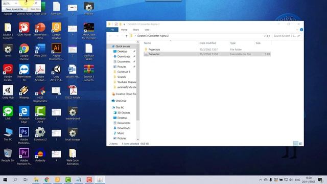 Scratch 3 0 การแปลงไฟล์ Sb3 เป็น Exe แบบ Offline
