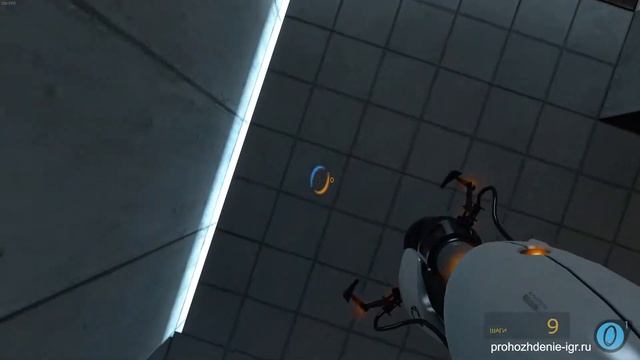 Portal 1-16. Камера испытаний 16. Минимум порталов. Минимальное время. Минимум шагов. Прохождение смотреть онлайн