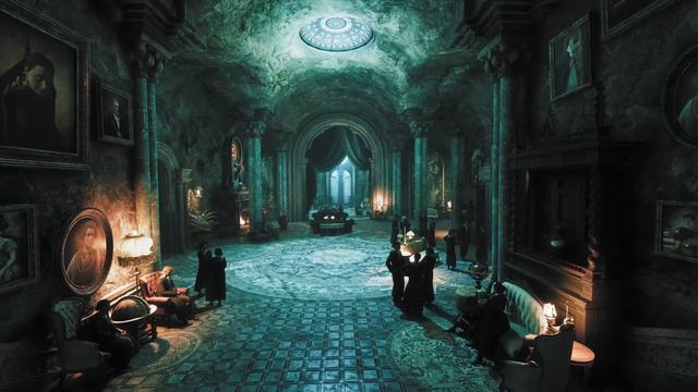 The Slytherin Dungeons Common Room ◈ Ambience & Soft Music