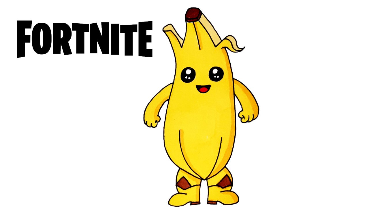 Как нарисовать СКИН БАНАН ИЗ ФОРТНАЙТ смотреть онлайн