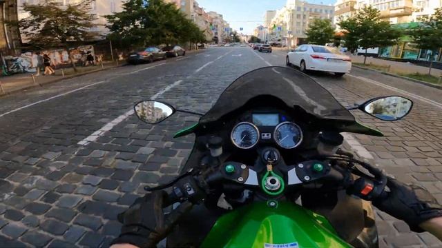 Мотоблог №1. Спортбайк и как на нём в городе? Kawasaki ZX-14R | Yamaha TDM 900 смотреть онлайн