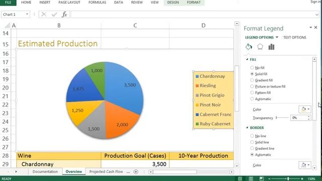 406 Formatting Chart Legend in Excel - CIS 101 смотреть онлайн