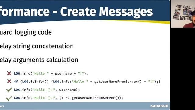 System.out.println("USE A LOGGER") | Hendrik Ebbers (DE) смотреть онлайн