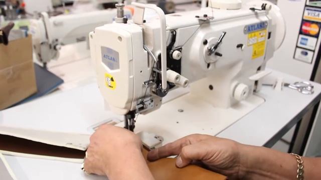 AtlasUSA AT1541S Industrial Walking Foot Sewing Machine смотреть онлайн