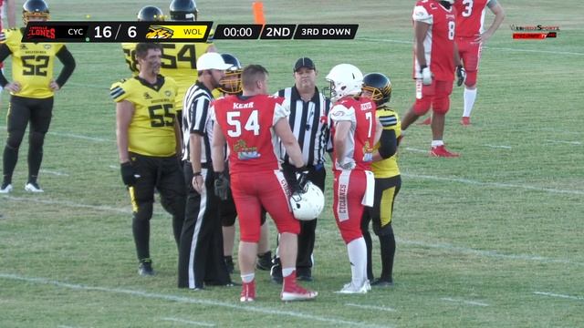 RQ Gridiron Game 10 - 21/22 Wol-Cyc смотреть онлайн