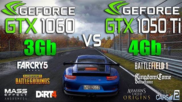 GTX 1050 Ti 4Gb vs GTX 1060 3Gb Test in 8 New Games смотреть онлайн