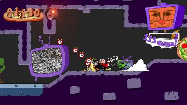 The end of Lap 4... [ Pizza Tower The Crumbling Tower of Pizza Lap 4 P Rank ] смотреть онлайн