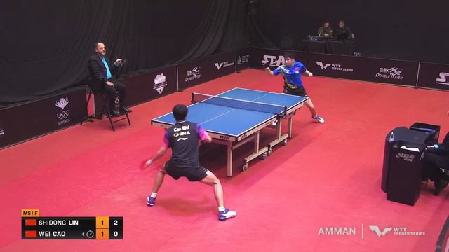 Lin Shidong vs Cao Wei | MS Final | WTT Feeder Amman 2023 смотреть онлайн