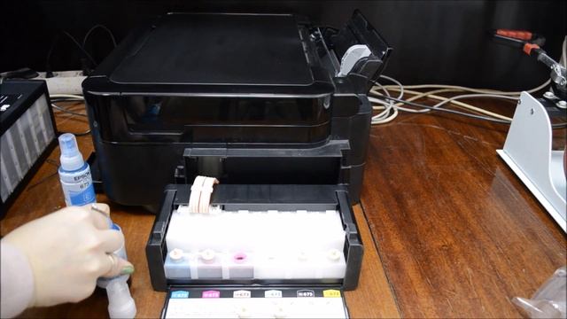 МФУ Epson L850 - заправка и первый запуск) смотреть онлайн