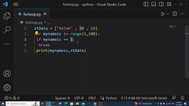 python For Loop for Beginner(Basic Info) смотреть онлайн