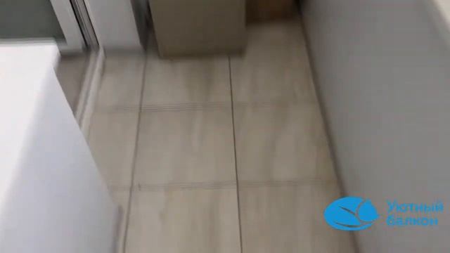 Компания "Уютный балкон" г.Уфа | Обшивка балкона в "сталинке" сэндвич-панелями с выводом освещения. смотреть онлайн