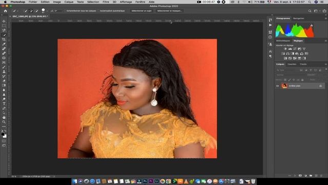Photoshop gagner du temp avec le fond rouge смотреть онлайн