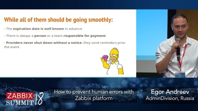 Egor Andreev - How to prevent human errors with Zabbix platform смотреть онлайн