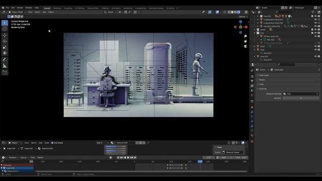How to make clay render in 30 seconds [Blender] смотреть онлайн