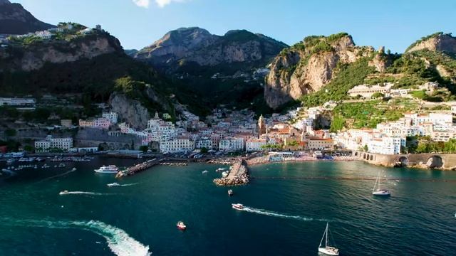 Amalfi 4K UHD - Scenic Relaxation Film With Calming Music - 4K Video Ultra HD