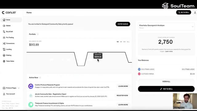 ОБЗОР ПЛОЩАДКИ COINLIST