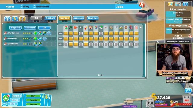 No Aliens in my Hospital! | Two Point Hospital: Close Encounters DLC [Episode 1] смотреть онлайн