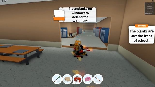 УБОРЩИК СТАЛ ЗОМБИ... ИСТОРИЯ ЗОМБИ ВИРУС В ШКОЛЕ НОВЫЙ ЗОМБИ БОСС! ROBLOX смотреть онлайн