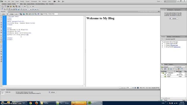 PHP/MySQL Simple Blog #2 смотреть онлайн