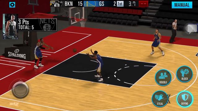 NBA 2K Mobile Season 3 | H2H: BKN Nets VS GSW Warriors | KD is on Fire 🔥 BKN Nets Squad Dominates смотреть онлайн