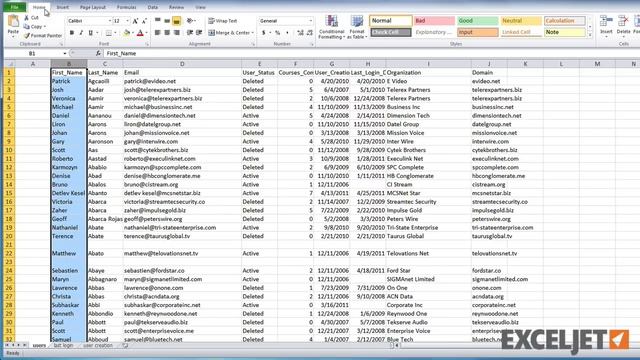 Excel Tip: How to quickly remove blank rows (Win) смотреть онлайн
