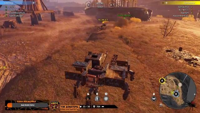 Crossout: клановые бои [LIFT] CTH74 03.09.2022 + тайм коды