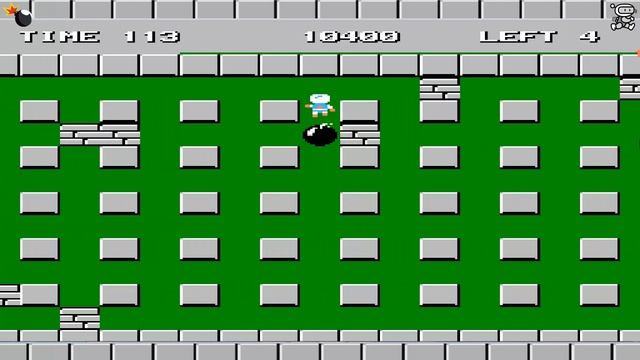 Bomberman Stage 1-5 Nintendo NES Video Game смотреть онлайн