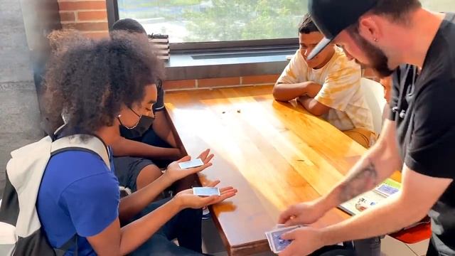 Guys REACT to CLOSE UP CARD MAGIC | JS MAGIC смотреть онлайн