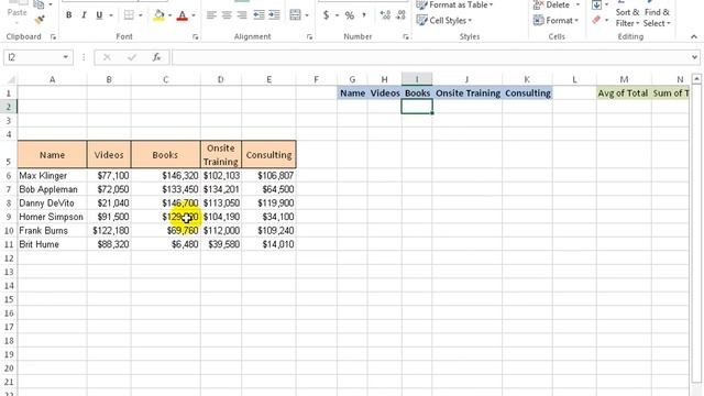 Excel 2016: DSUM DAVERAGE DCOUNT Functions смотреть онлайн