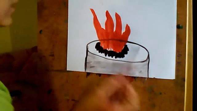 Вечный огонь!Рисуем с нами!Уроки для начинающих!! смотреть онлайн