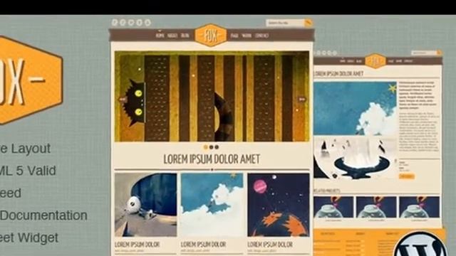 Fox - WordPress Theme смотреть онлайн