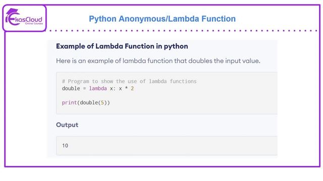 #Python Lambda Function | Ekascloud | English смотреть онлайн