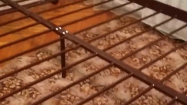 Металлическая кровать Жозефина на деревянных ножках Металл Дизайн смотреть онлайн