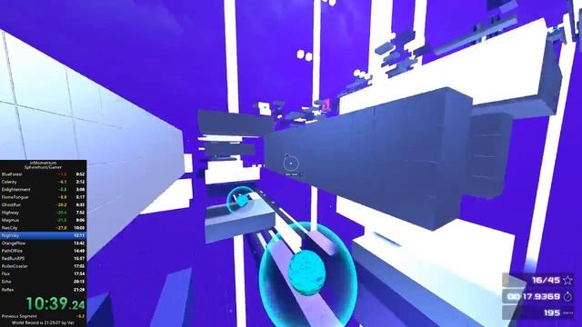 inMomentum Speedrun (Gamer, Spherehunt) - 20:56.94 (WR) смотреть онлайн