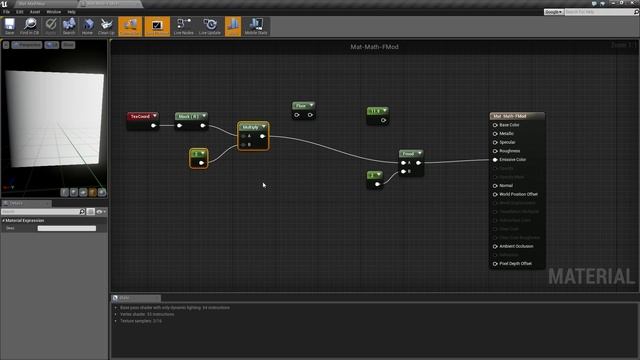 Material - FMod In Unreal Engine 4 .