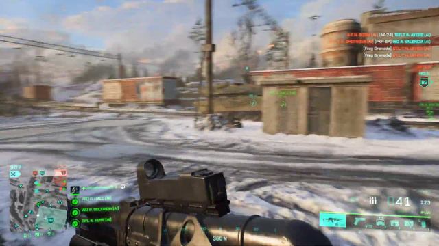 Crazy MASSACRE of AI soldiers on RECLAIMED map with an AEK971 assault rifle - BATTLEFIELD 2042 смотреть онлайн