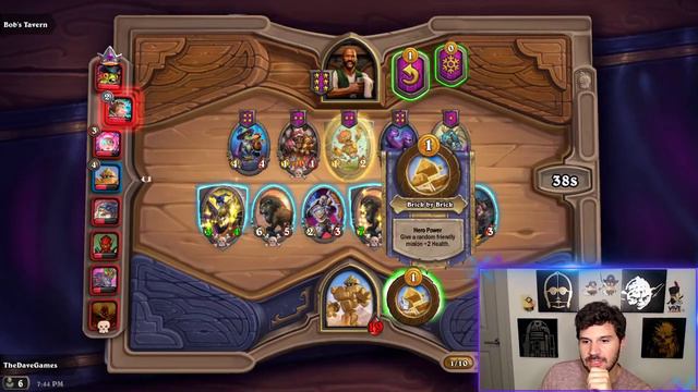 Hearthstone Battlegrounds Gameplay! Pyramad is TANKY! смотреть онлайн