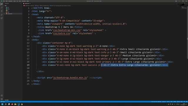 Ders 16 Bootstrap 5 Nesneleri Gizleme veya Açma смотреть онлайн