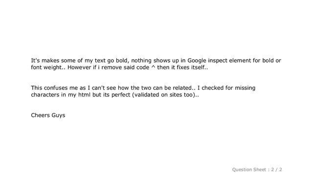HTML : Google Maps Javascript section causing text to become bold смотреть онлайн