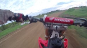 тренировка на Honda CRF 250 R