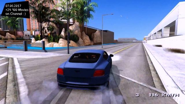 Bentley Continental GT Speed 2016 New ENB Top Speed Test GTA Mod Future _REVIEW смотреть онлайн