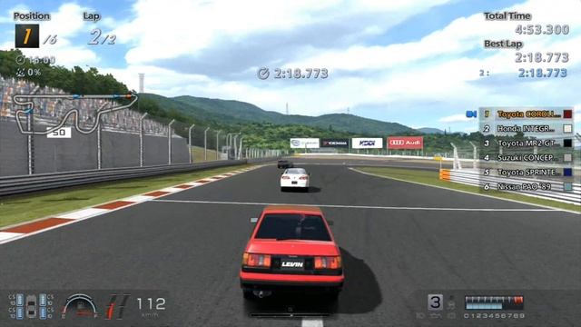 Gran Turismo 6 | Toyota COROLLA LEVIN GT-APEX (AE86) '83 Gameplay