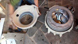 Течет бак в стиральной машине INDESIT . Как отремонтировать?!