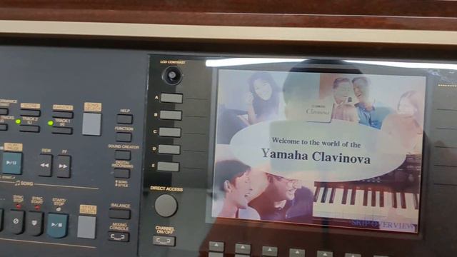 Yamaha Clavinova CVP-309PM digital piano arranger in polished glossy mahogany stock number 23008 смотреть онлайн