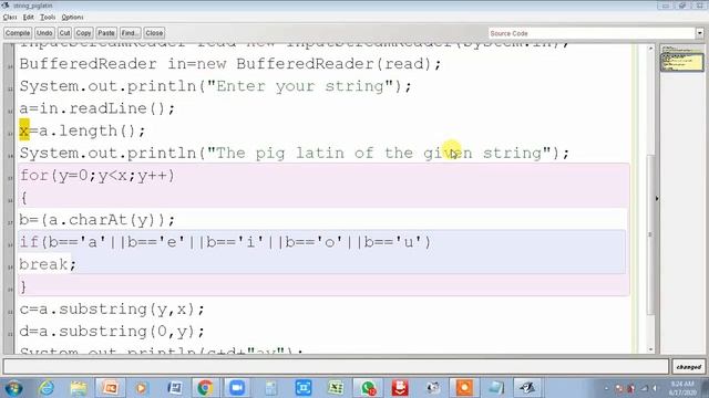 Java String Manipulation -PIGLATIN смотреть онлайн