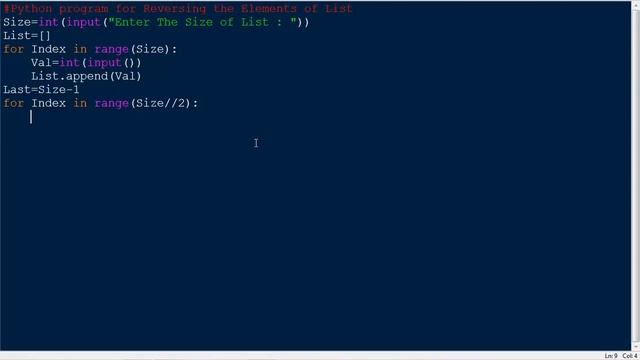 Python Program For Reversing The Elements of List... :D смотреть онлайн