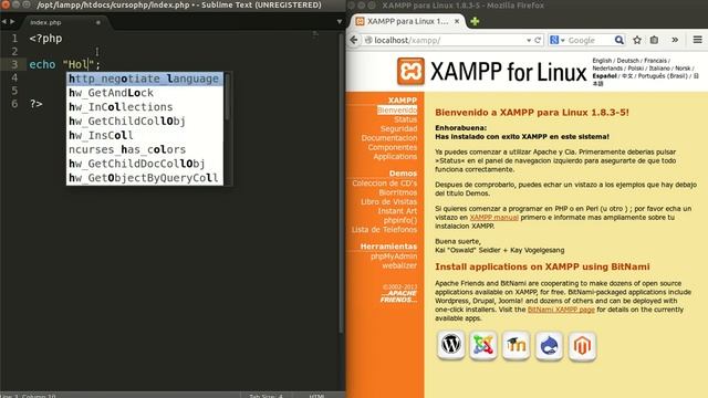 Curso php - clase 1 - "poniendo comentarios y hola mundo" смотреть онлайн