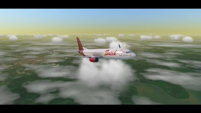 [RFS Real Flight Simulator] Batik Air B737 - 800 |Surabaya - Denpasar| ~ RFS Pro